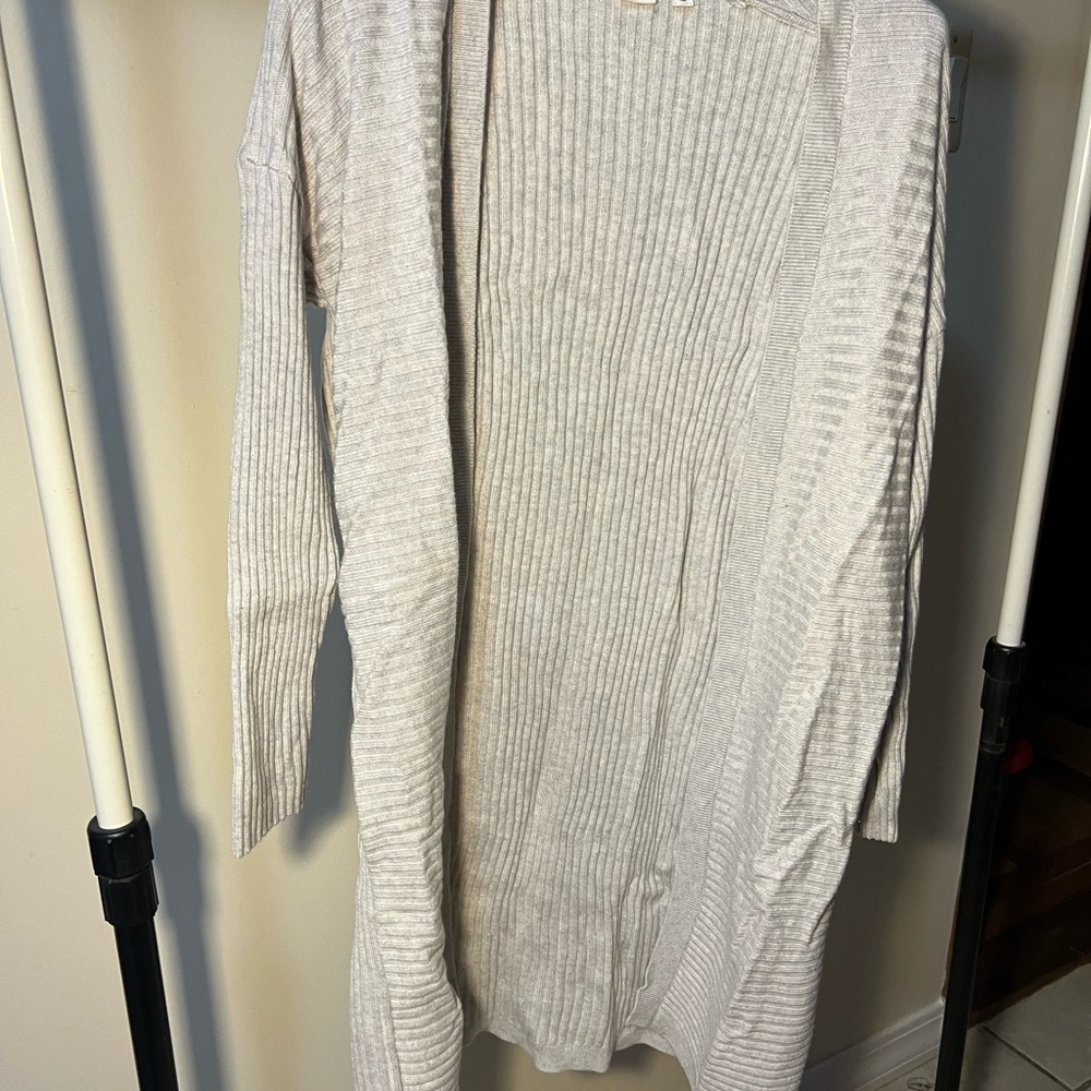 Gap Heather Gray Cardigan Sweater